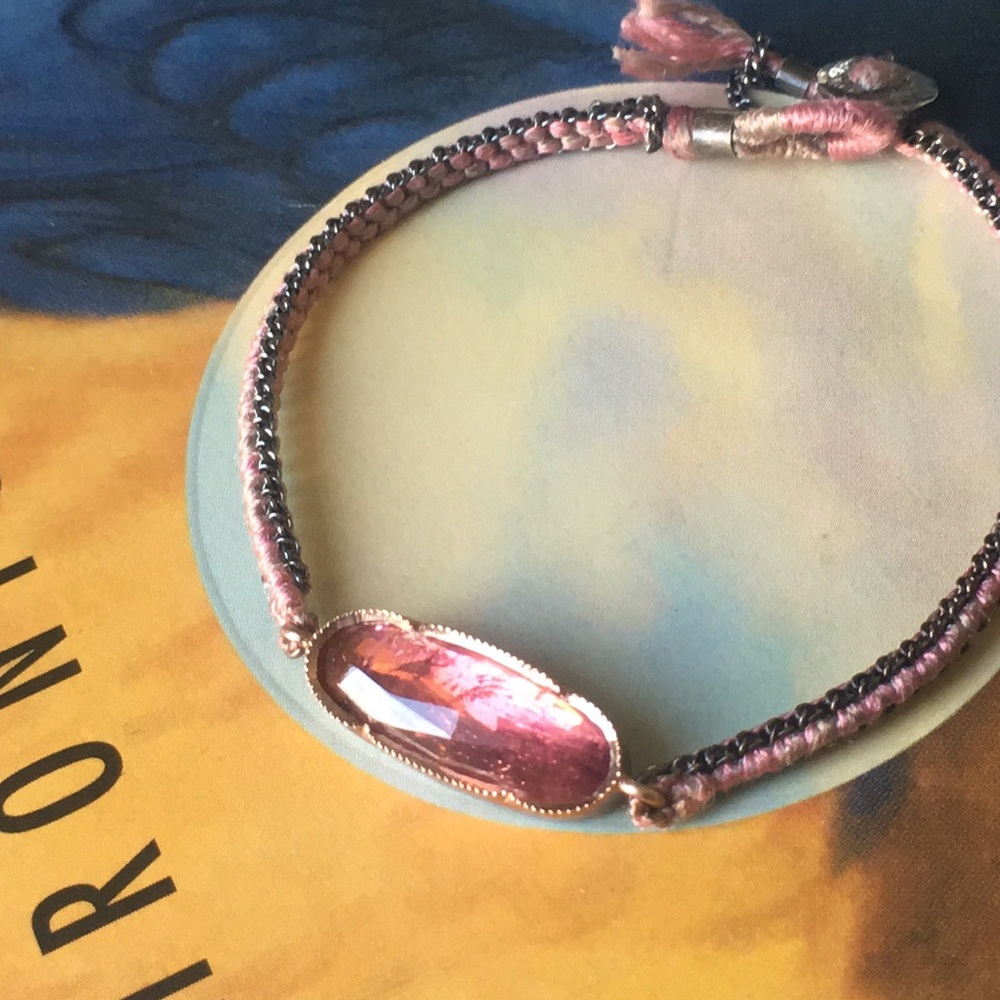 Brooke Gregson Pink Tourmaline Icicle Bracelet